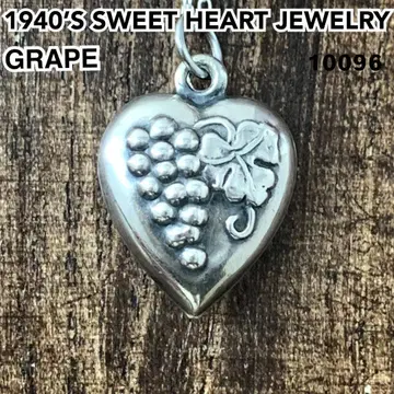 스위트하트 주얼리 포도 그레이프 실버 빈티지 목걸이 NAVY