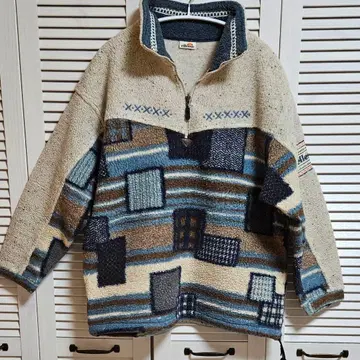 ellesse 보아 하프 지퍼 복슬복슬