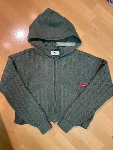 [ 미사용 새상품 ] scufers 케이블 니트 후드티 그레이