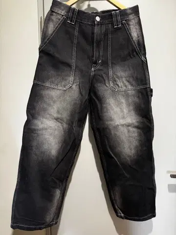 H&M 배기 핏 워크 팬츠 페인터 팬츠