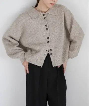 select MOCA 버튼업 폴로 가디건