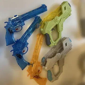 컬러풀 총 모양 완구 5개 세트