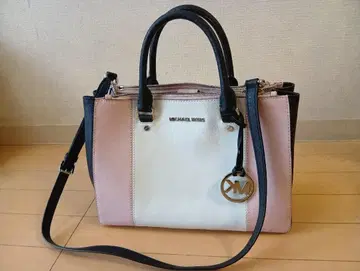 MICHAEL KORS 핸드백 화이트/핑크/블랙