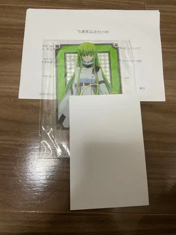 코드기어스 아크릴 스탠드 로스스트 c.c. 사인