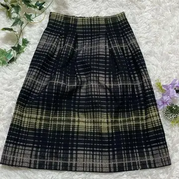 Edition by roger 체크 무늬 스커트 36 깔끔한