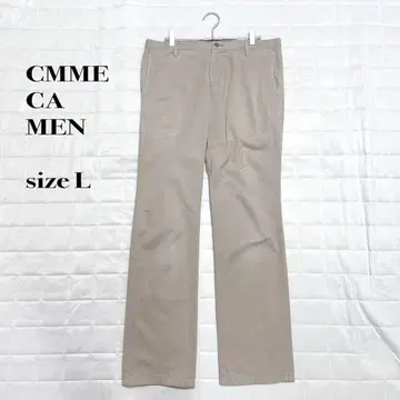 CMME CA MEN 베이지 치노 팬츠 L 사이즈 면 100%