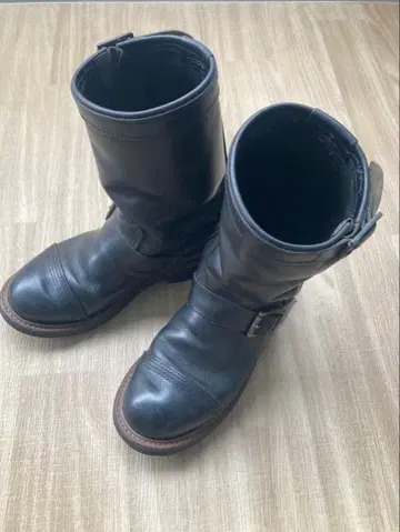 RED WING 엔지니어 부츠 블랙 버클 포함