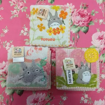 이웃집 토토로 타월 손수건 3장 세트 3