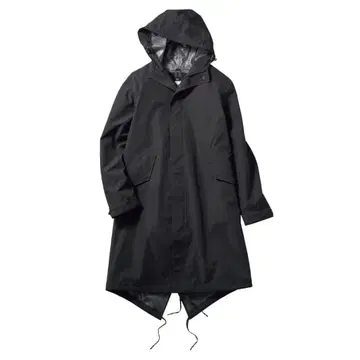 콜드 웨더 백인 모즈 레인 롱 코트 모즈 코트 M-65