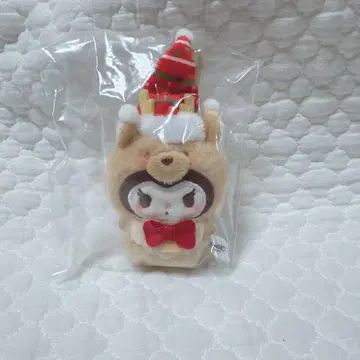 산리오 초귀염 쿠로미 마스코트 브로치 크리스마스