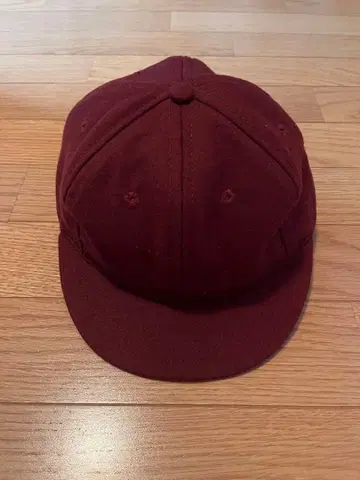 이벳필드 플란넬 같은 형태 무지 캡 (burgundy) 7 1/2