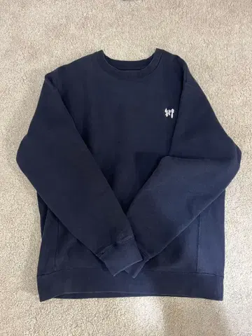 강 네이비 트레이닝복 자수 로고