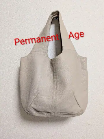[컨디션 최상] Permanent Age 벌룬 백 베이지 일본제
