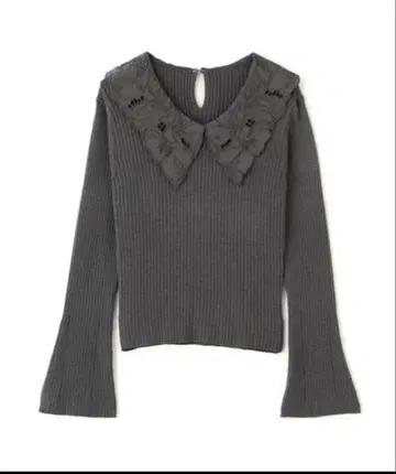 PROPORTION BODY DRESSING 레이스 카라 니트