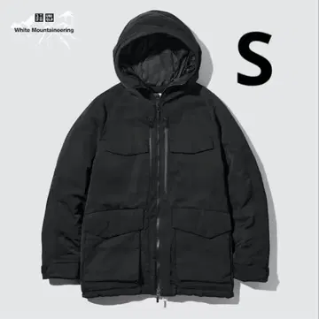 UNIQLO 화이트 마운티니어링 다운 자켓 S 유니클로