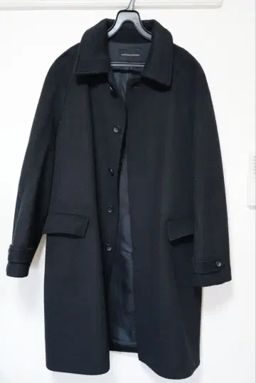 블랙 스텐카라 코트 launge rezard