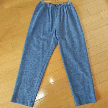 파드칼레 그레이 울 팬츠