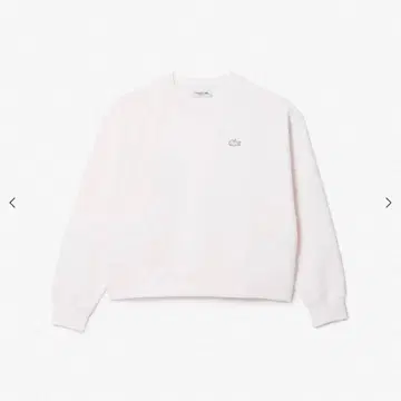 LACOSTE 오버 사이즈 크루넥 맨투맨