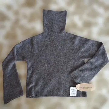 [ 사토 섬유 ] 그레이지 터틀넥 니트 플레어 슬리브