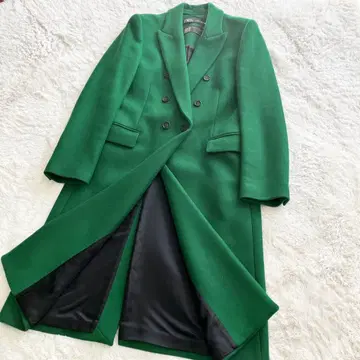 [ 새상품급 ] ZARA 자라 MANTECO 롱 코트 그레이 M 체스터