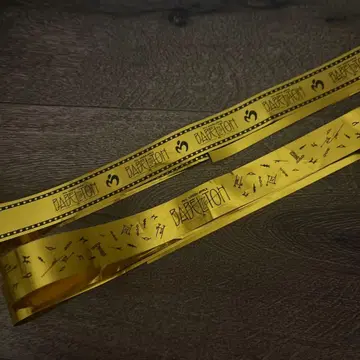 Mrs. GREENAPPLE 은색 테이프 바벨탑 2종 풀 사이즈 미세스2