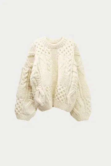 [ 새상품 ] MACHATT 케이블 핸드 니트