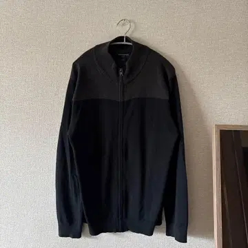 바나나리퍼블릭 메리노울 풀 집업 스웨터 L 사이즈