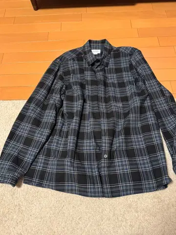 COVERNAT 체크 무늬 긴팔 셔츠 M