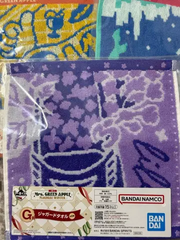 Mrs.GREEN APPLE G상 3종류 세트 타월 제일복권 미세스