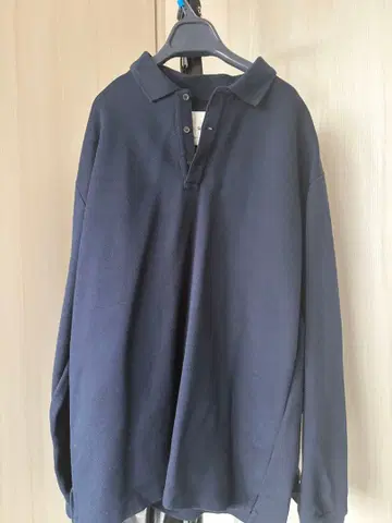 GH 네이비 긴팔 피케 셔츠