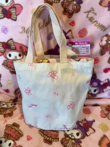 My Melody 토트백과 페이스 타월 5장 세트