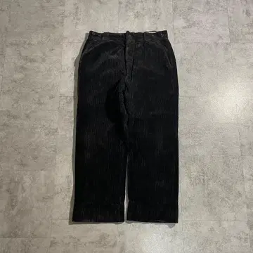 40-50s 퍼머즈 세로 골 코듀로이 블랙 W33