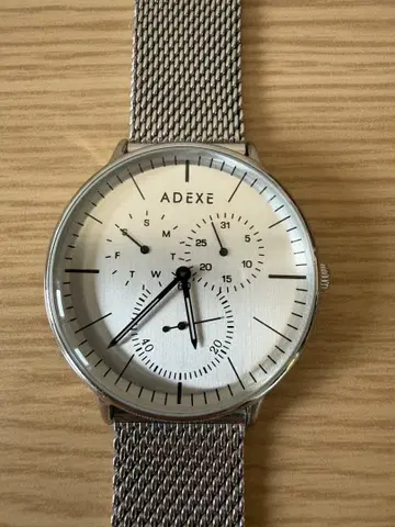 ADEXE 손목시계 실버