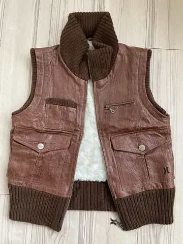 Hurley X 가죽 베스트
