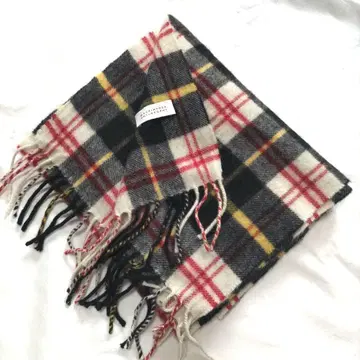 매킨토시 필로소피 체크 무늬 캐시미어 100% 머플러