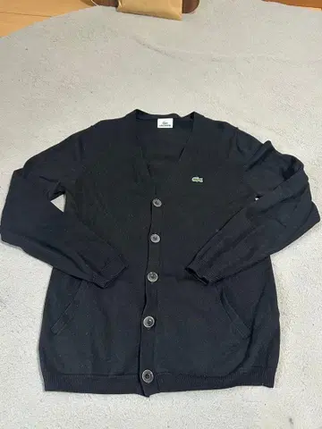 LACOSTE 블랙 가디건