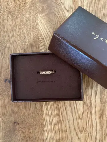 agete k10 1알 다이아 패션 반지