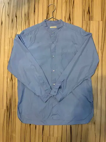 United Arrows Thomas Mason 밴드 카라 긴팔 셔츠