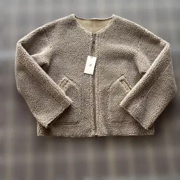 [ 미사용 ] johnbul 보아 코트 무스탕 리버서블 S