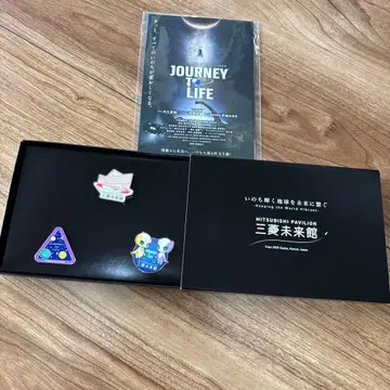 2025 오사카 만박 미쓰비시 미래관 핀 배지와 엽서
