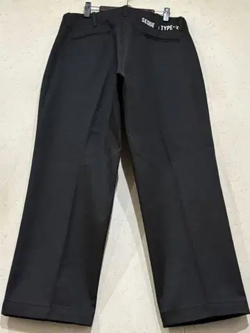 SEQUEL 시크웰 TYPE-XF 치노 워크 팬츠 블랙 일본제 L
