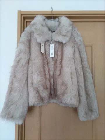 택 포함 새상품 non-hedge MIX 퍼 블루종