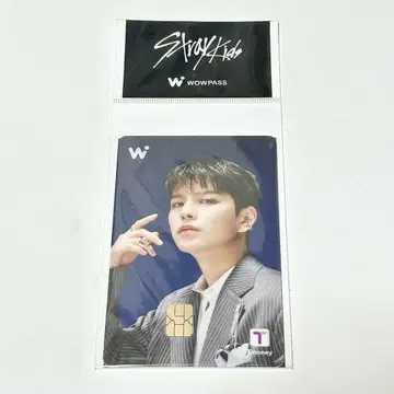 새상품 WOWPASS 카드 Stray Kids 승민 Seungmin