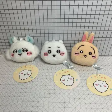 치이카와(먼작귀) 마스코트 거울 3종 세트 치이카와, 토끼, 모몽가