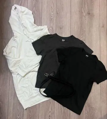 UNIQLO 유니클로 후드티 티셔츠 벨트