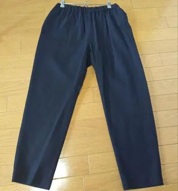 파드칼레 블랙 울 팬츠