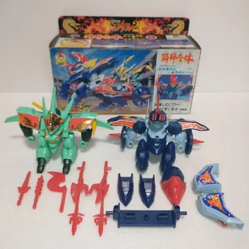 마신영웅전 와타루 2 기신합체 신성용신마루 & 기신마루 세트 조립 완료