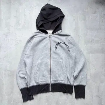 [Champion] 복각 런택 백 그래픽 풀 집업 후드티 M