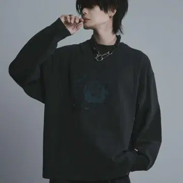 [ welise x 이누카이 쿄 ] 피그먼트 롱 T