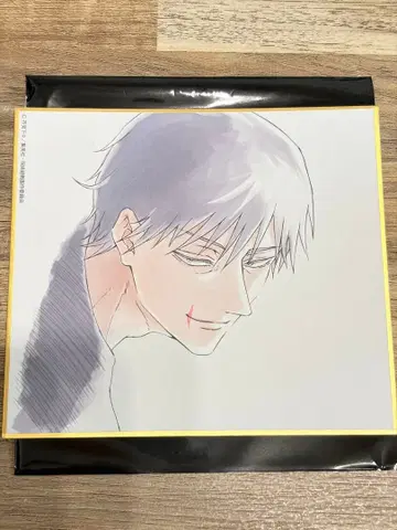 애니메이션 주술회전 전시회 미니 색지 회옥 옥절 후시구로 토우지